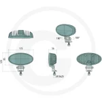 Radno LED svjetlo John Deere, Granit - Slika 6