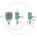 Radno LED svjetlo sa promjenom boje - Slika 5