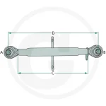 Topling poluga 500-790mm M42 kat. 3/3 - Slika 2