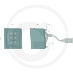 Radno LED svjetlo lijevo bočno John Deere - AL78177 zamjensko - Slika 7
