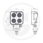 Radno LED svjetlo 1730lm - Slika 4