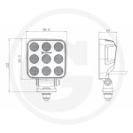 Radno LED svjetlo 4500lm - Slika 4
