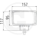 Radno LED svjetlo 3600lm AGCO/SDF zamjensko - Slika 4