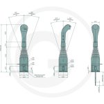 Joystick za prednje utovarivače sa jednom tipkom zamjenski - Slika 2